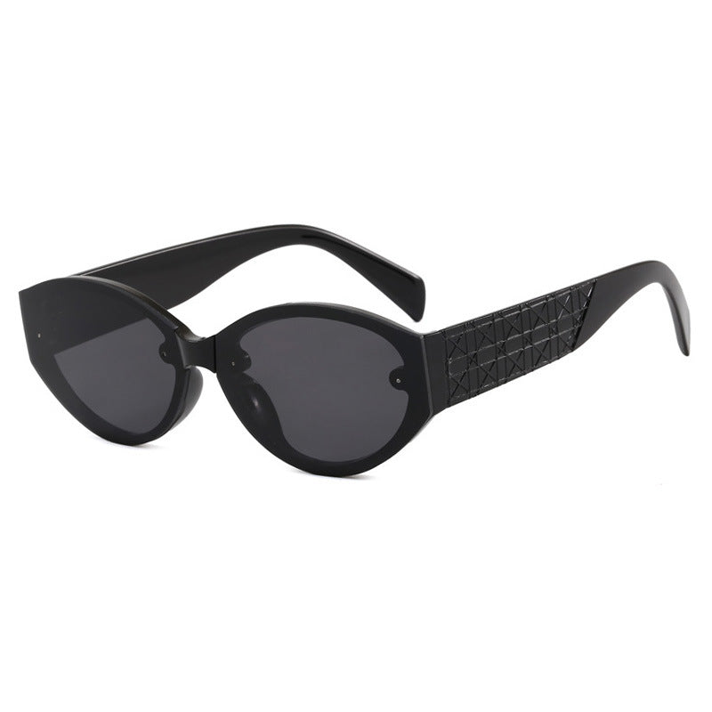 Women's Extravagant Cat-Eye Sunglasses with Textured Frame Skanto