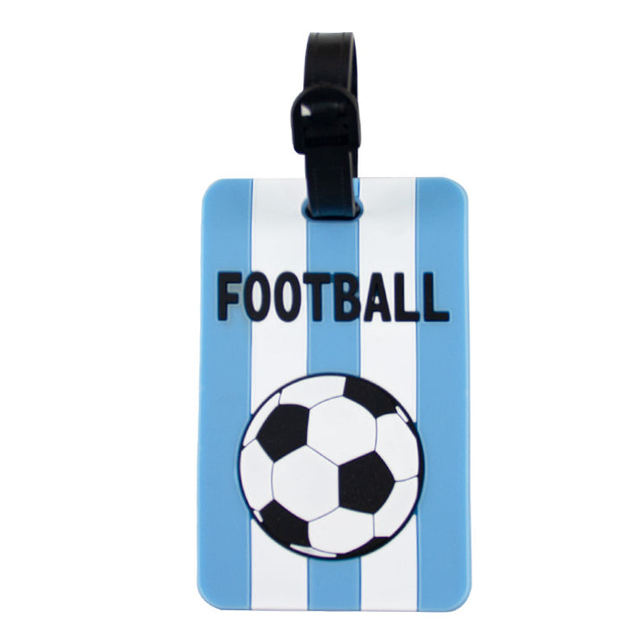 Fotball-tema Bagasjelapp Skanto