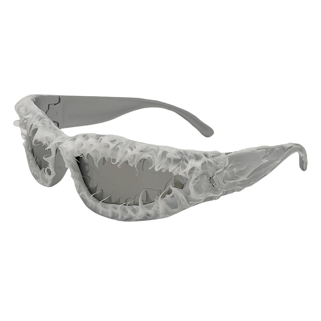 Dame unik sport solbrille i futuristisk design Skanto
