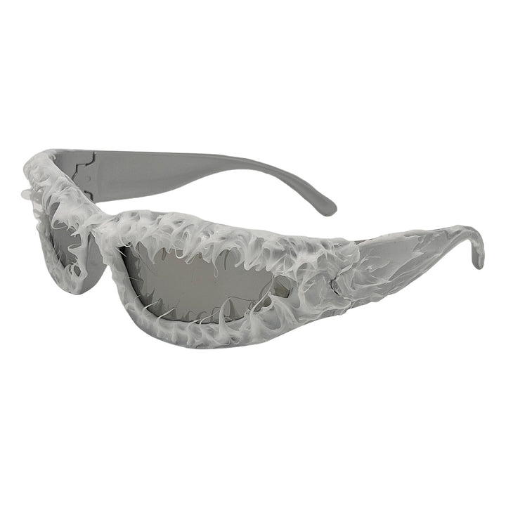 Dame unik sport solbrille i futuristisk design Skanto