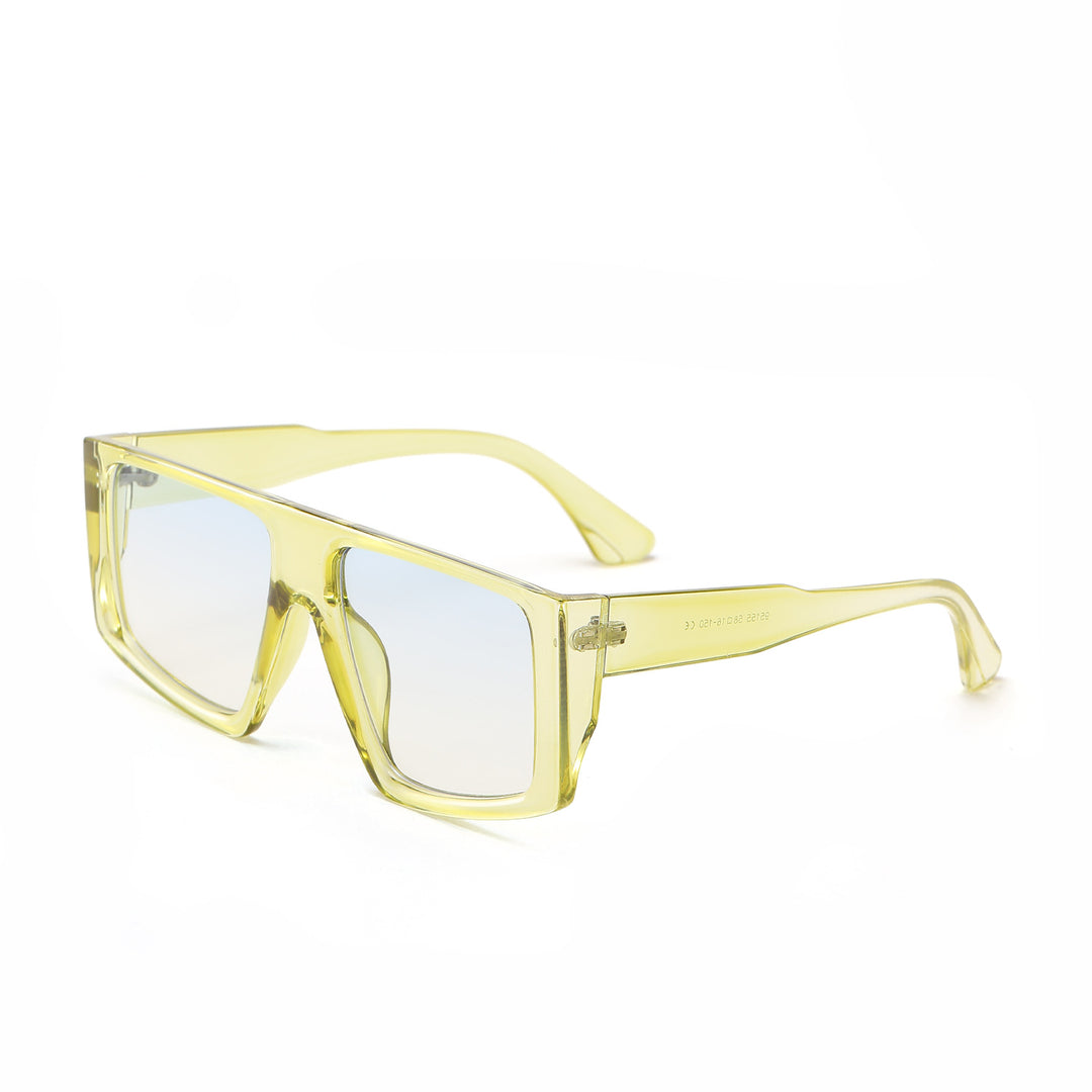 Dame oversized geometrisk solbrille Skanto