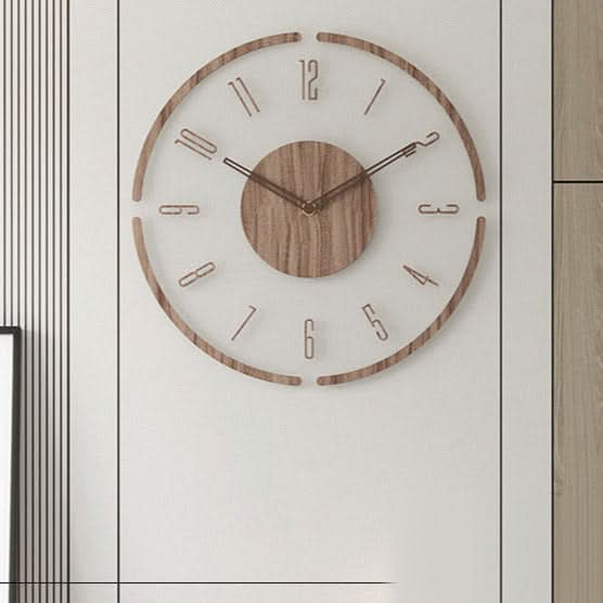 Skanto | Stille nordisk treveggklokke 35 cm