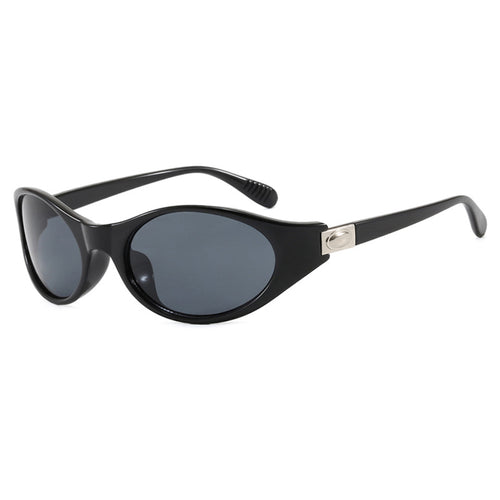 Women's stylish sunglasses in elegant oval design with protective UV filter Skanto