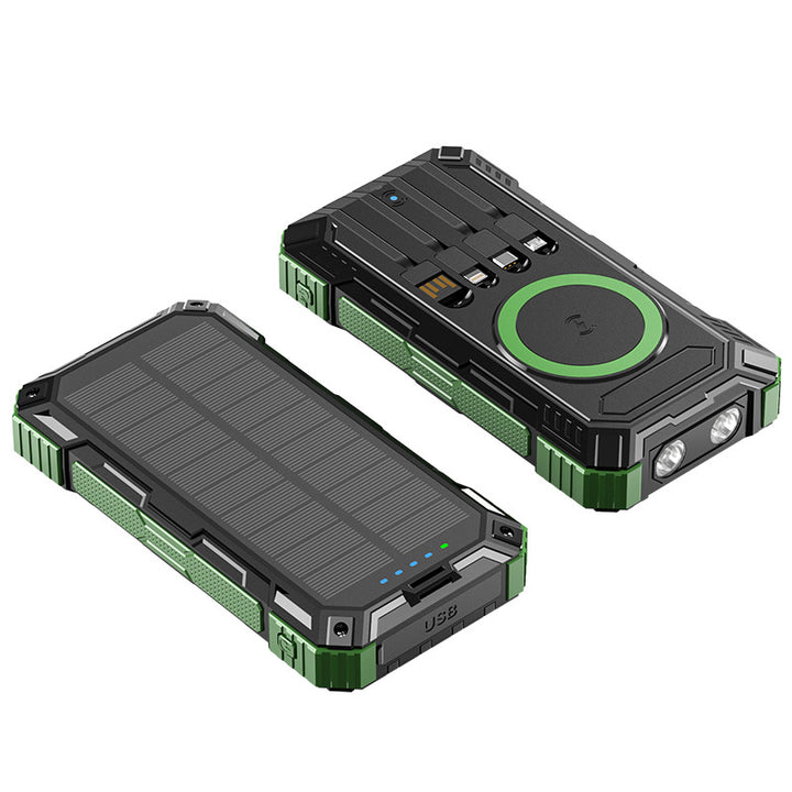 Robust Solar Powerbank med multifunksjonsporter Skanto