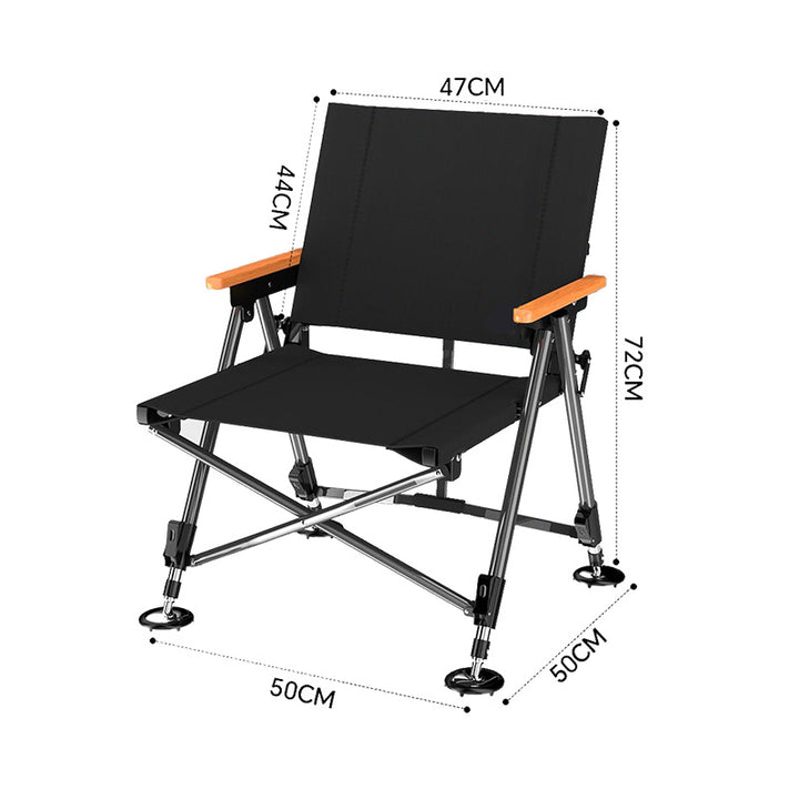Comfortable High-Back Camping Chair Skanto