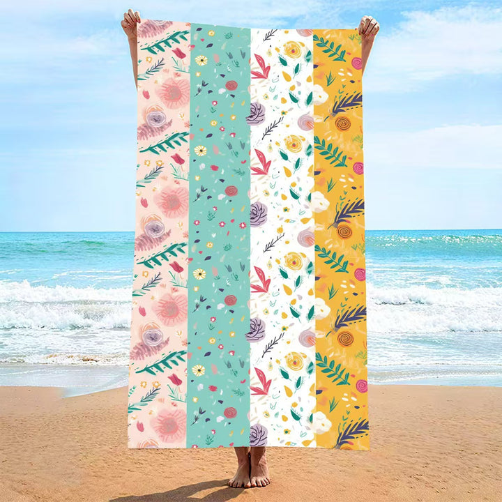 Women's beach towel with creative golf theme Skanto