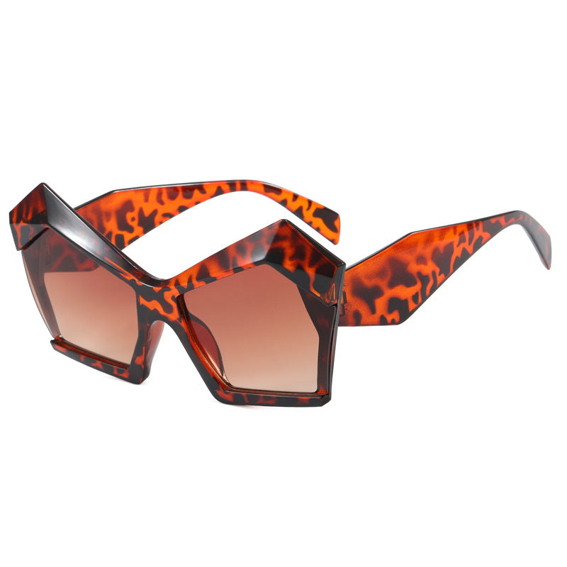 Dame geometrisk designerbrille Skanto
