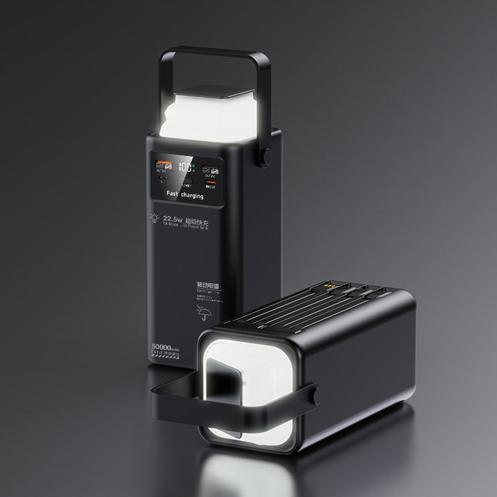 Multifunksjonell Powerbank med LED-belysning Skanto