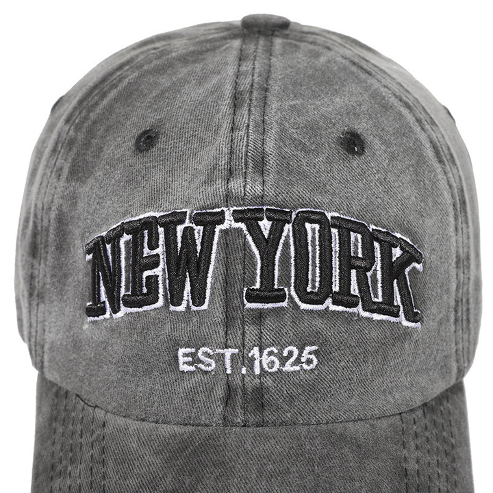Men's Distressed Embroidered Dad Hat Skanto