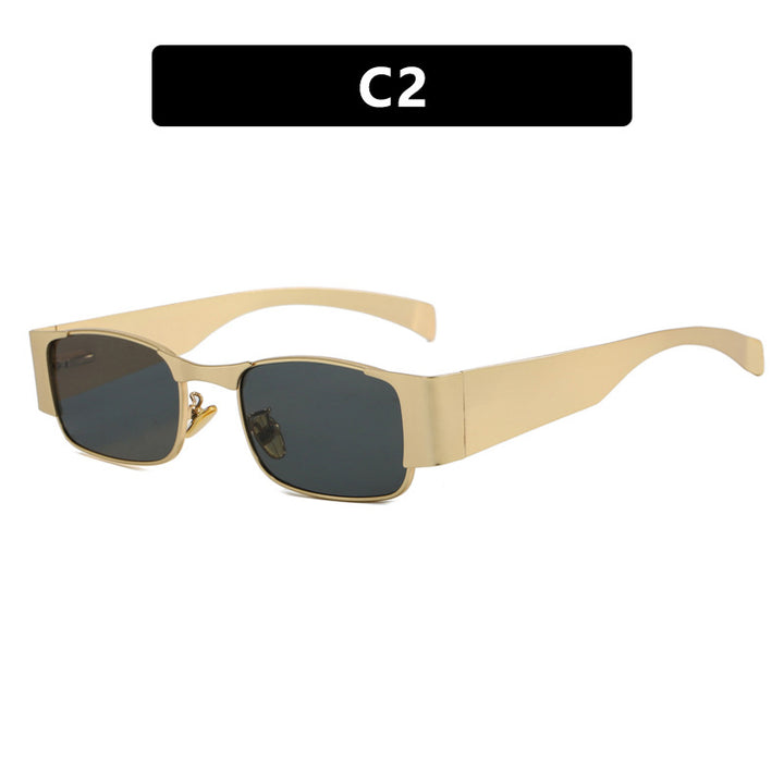 Women's fashionable rectangular sunglasses with elegant lenses Skanto