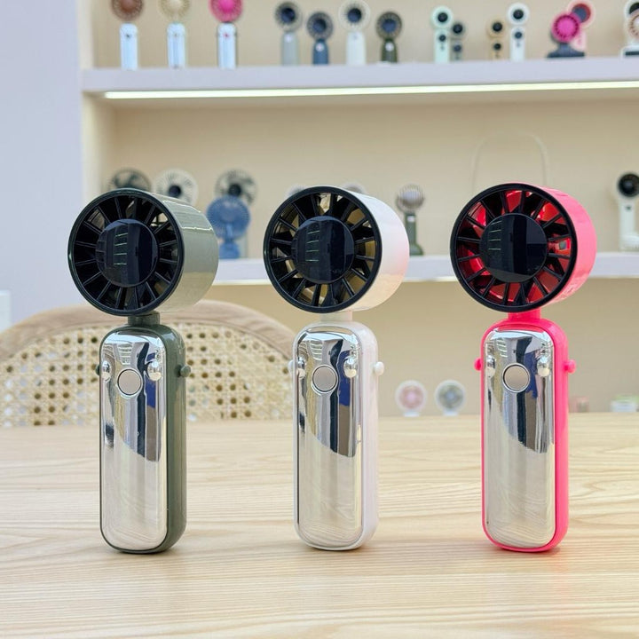 Unisex Bærbar Håndvifte med kraftig batteri og kompakt design Skanto