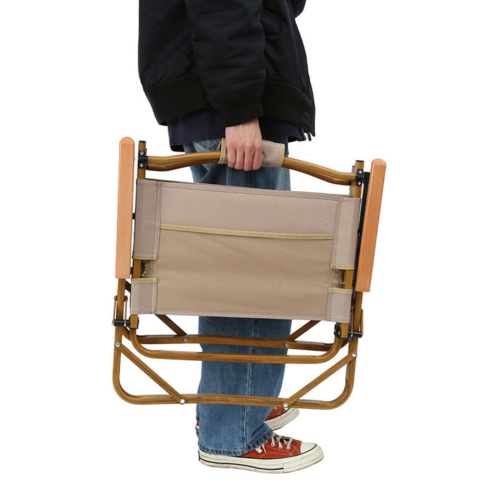 Folding chair with ergonomic backrest and stable frame Skanto