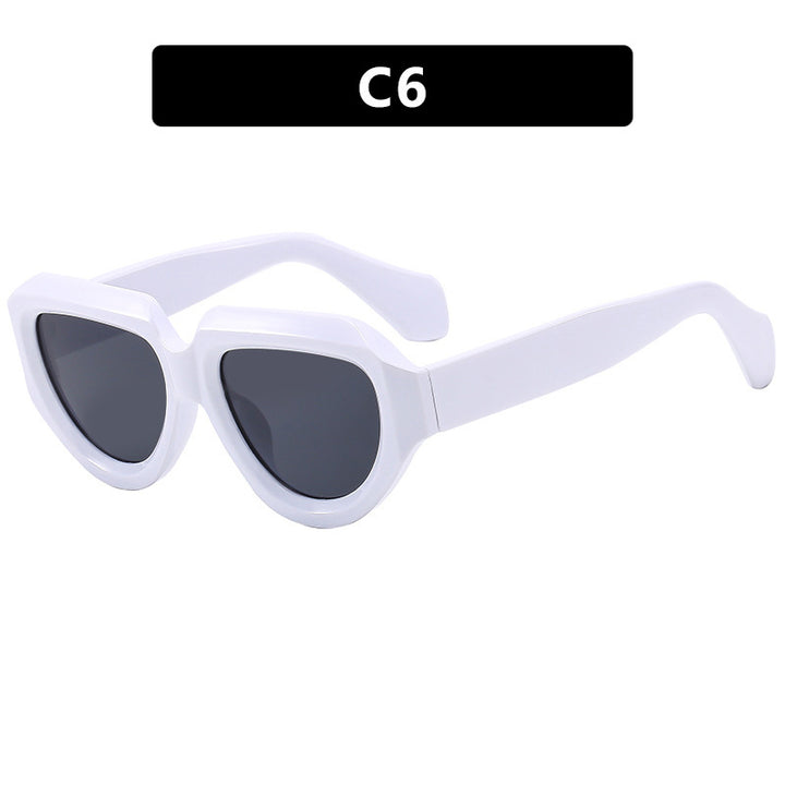 Women's fashionable sunglasses with unique square frame Skanto