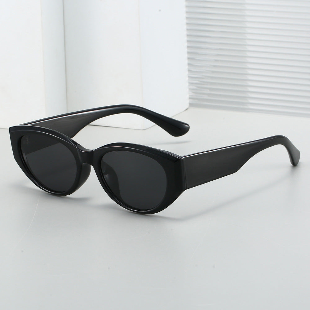 Dame Cat-Eye Solbriller i Fashion-Stil Skanto