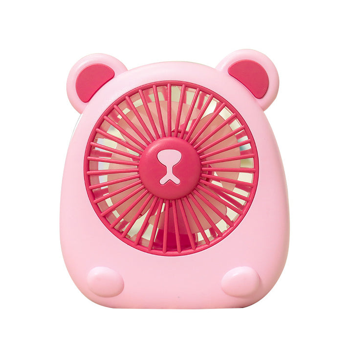 Dame Bærbar Håndvifte med kreativt Bjørndesign Skanto
