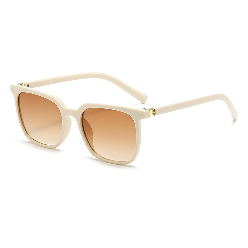 Dame moteriktig oversized solbrille Skanto