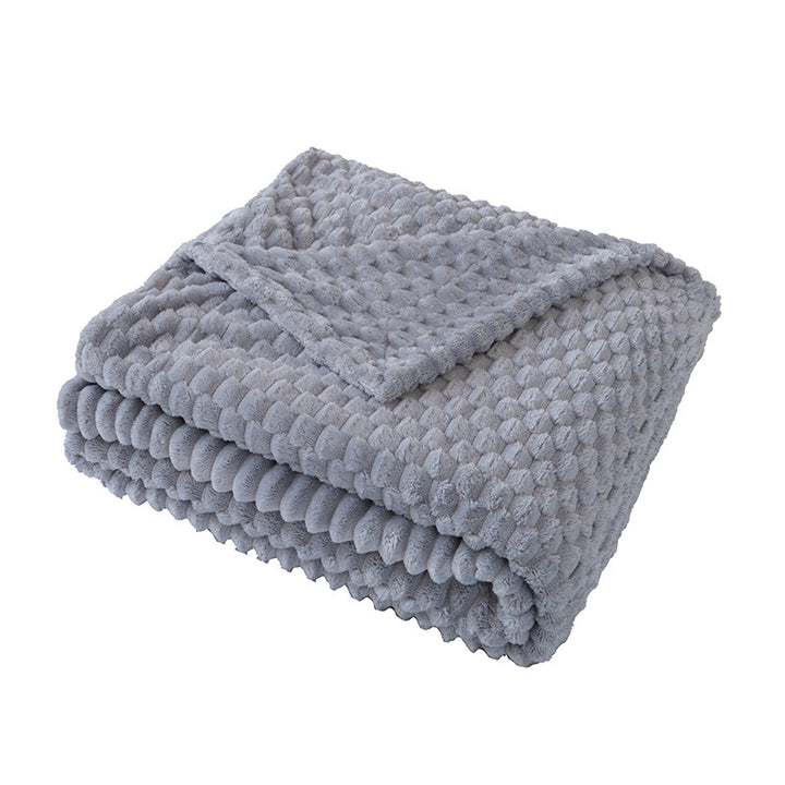 Dame Fluffy Kosetepp med teksturert Design Skanto
