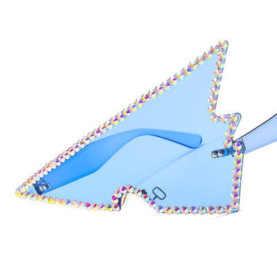 Dame ekstravagant formet solbrille Skanto