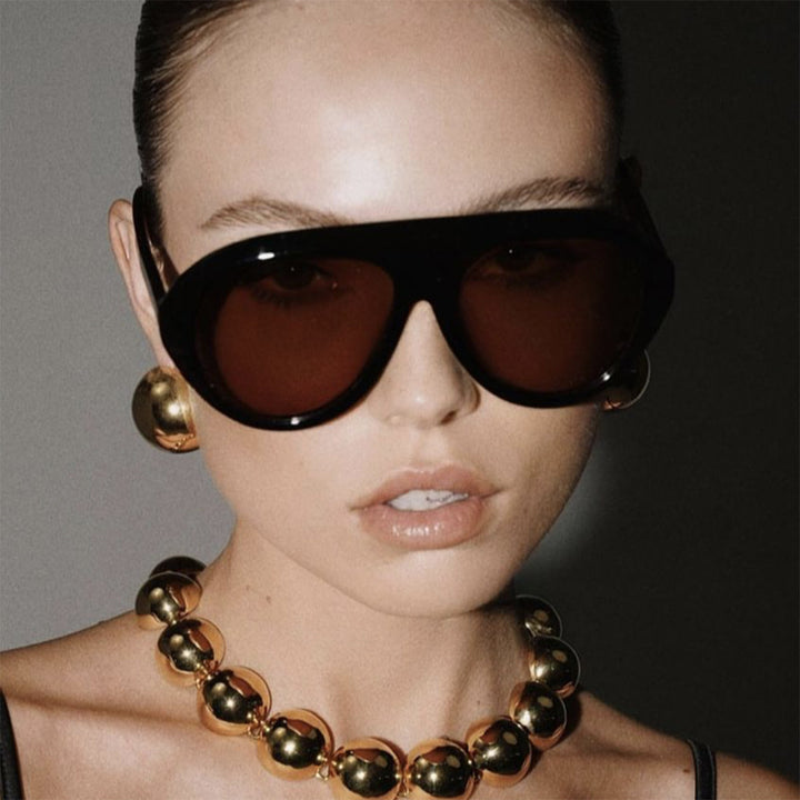 Women's oversized sunglasses with stylish design and protective UV filter Skanto