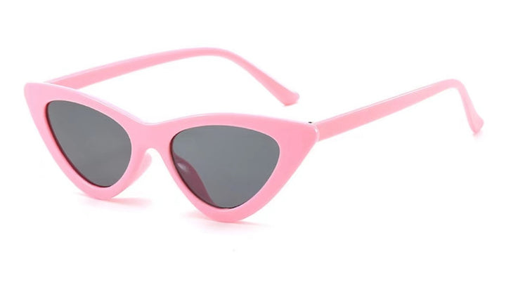 Dame Cat-Eye solbriller med elegant skjellmønster Skanto