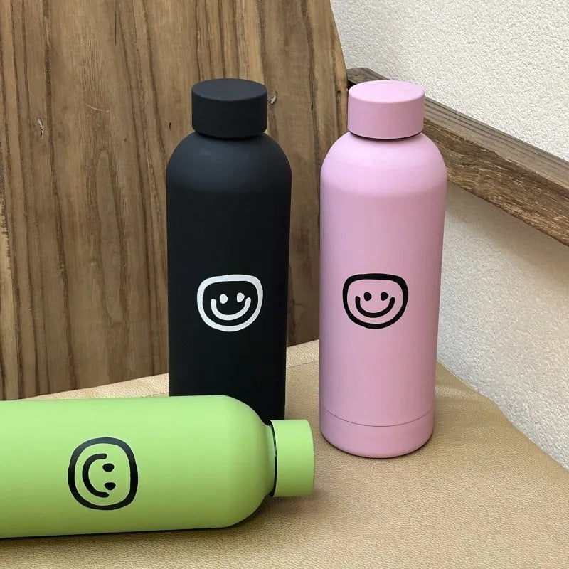 Dame-isoleringsflaske med kreativt Smiley-design Skanto