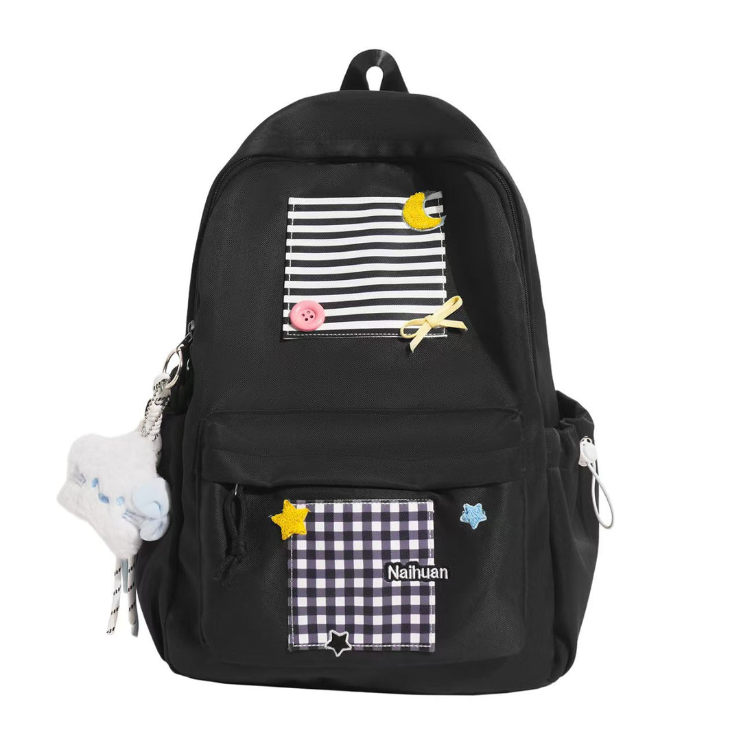 Dekorativ Multi-Compartment Ryggsekk Skanto