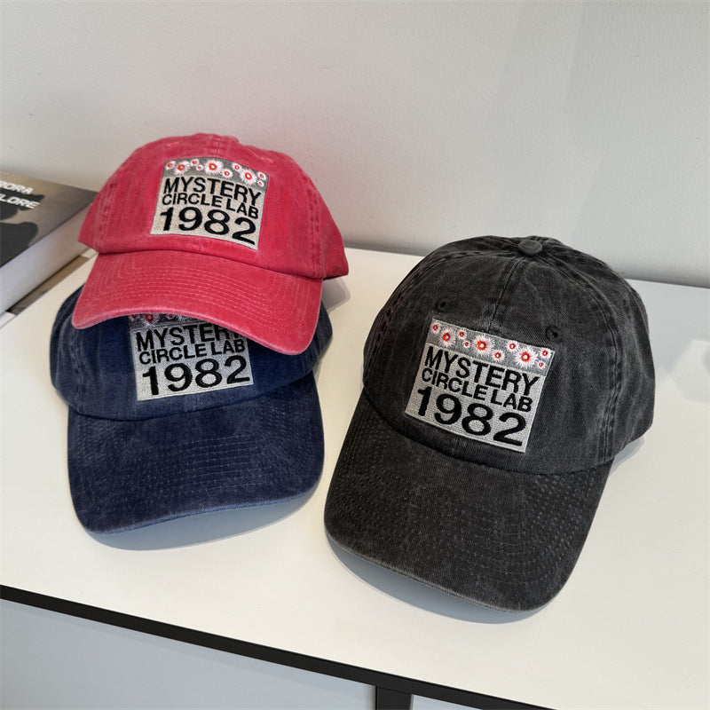 Herre Casual Brodert Far Hatt Skanto