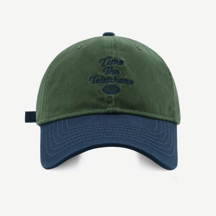 Herrejusterbar brodert caps Skanto