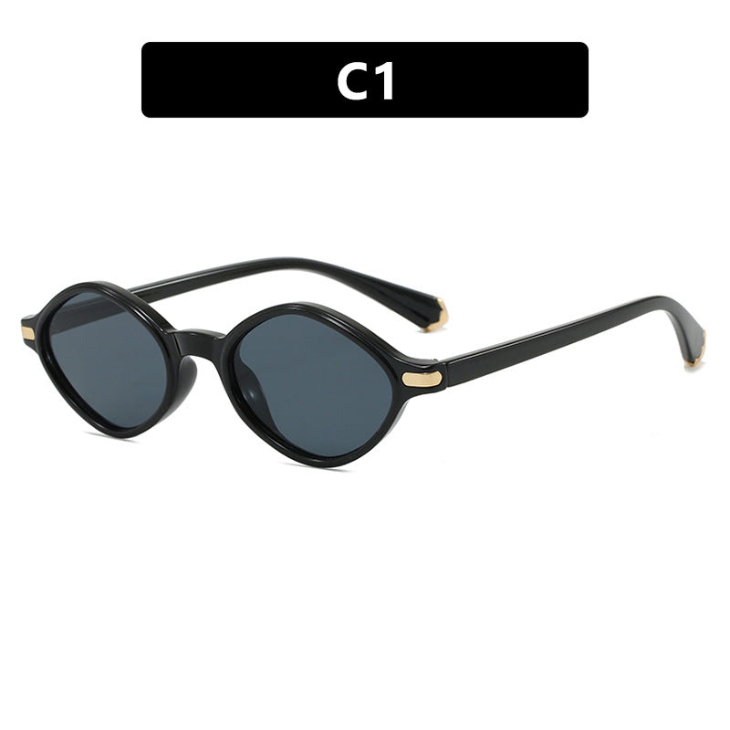 Women's fashionable sunglasses with unique design and high-quality metal frame Skanto