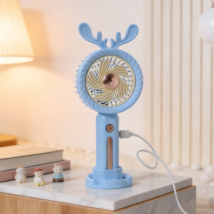 Dame Bærbar Håndvifte med kreativt Gevir-Design Skanto