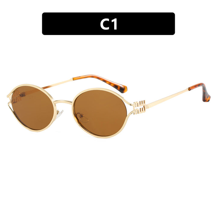 Women's elegant oval sunglasses Skanto