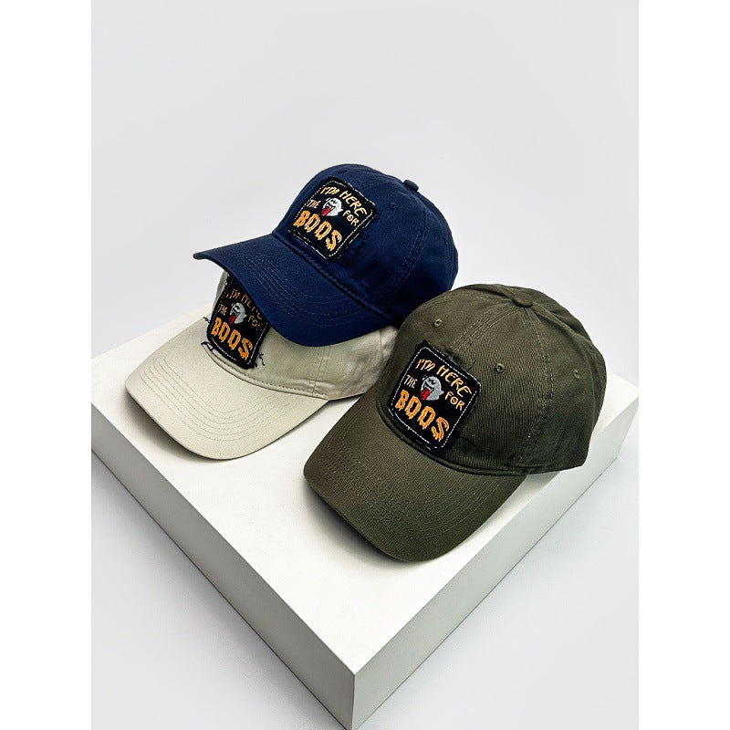 Herre Brodert Fritid Caps Skanto