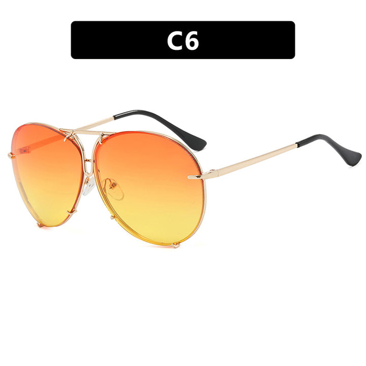 Women's Aviator Sunglasses with Stylish Metal Frame and UV Protection Skanto