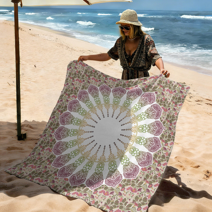 Mandala Design Strandmat Skanto