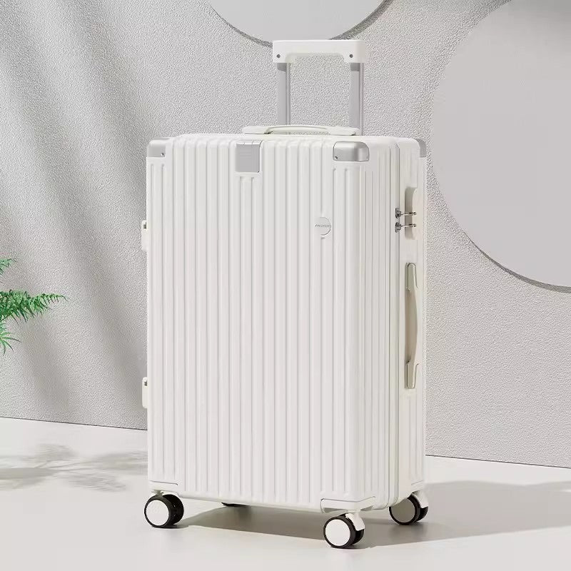 Kvinnens stilige teksturerte spinner bagasje Skanto