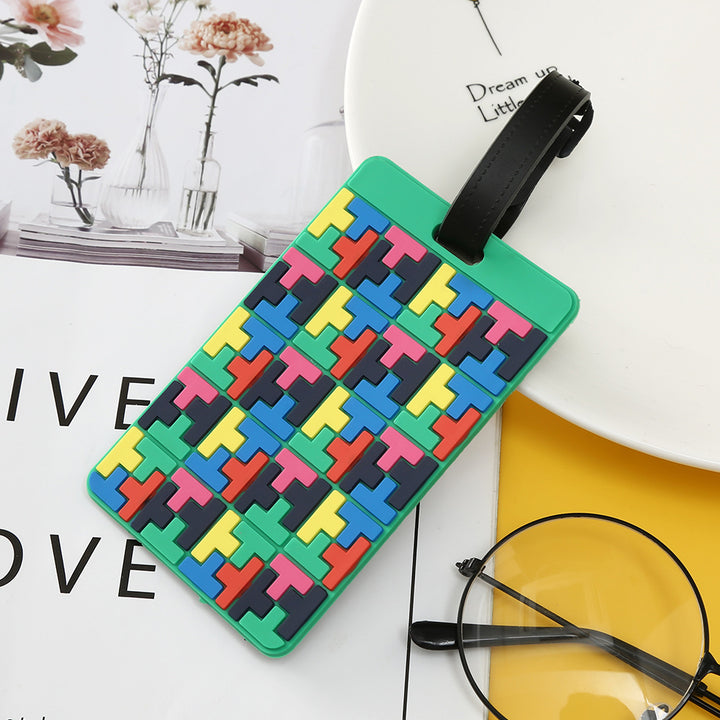 Unisex Bagasjevippe med moderne geometrisk design Skanto