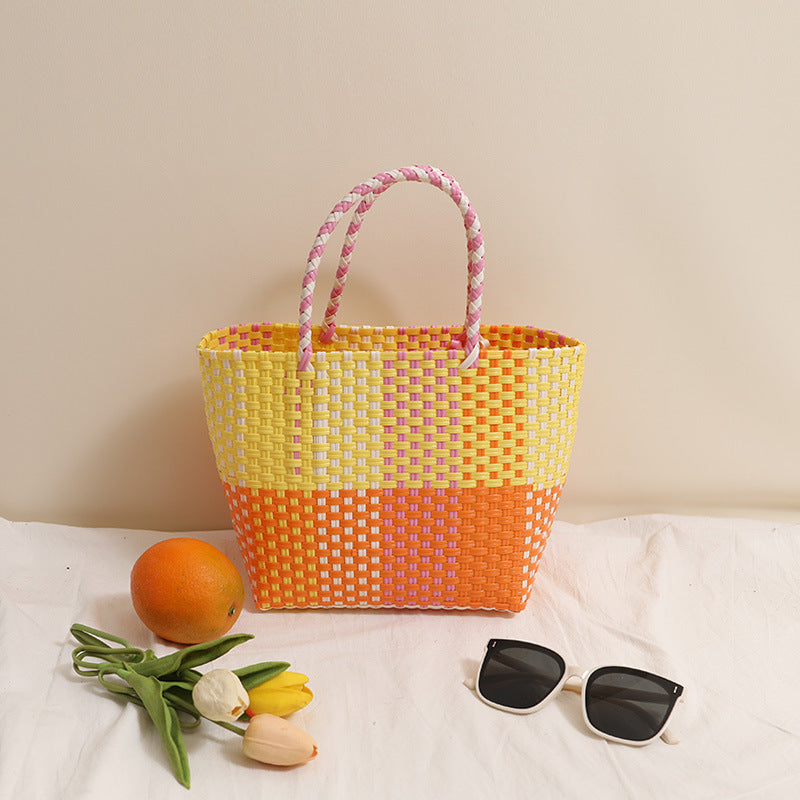 Braided Handbag and Beach Bag Skanto