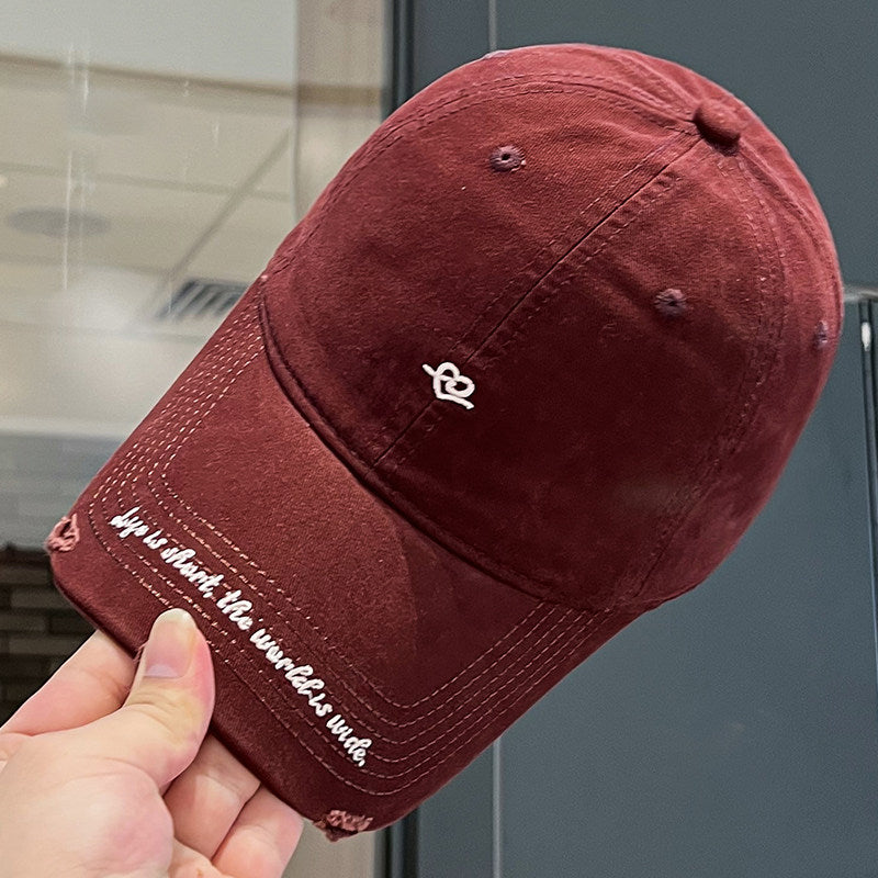 Kvinners slitt vintage stil baseball cap Skanto