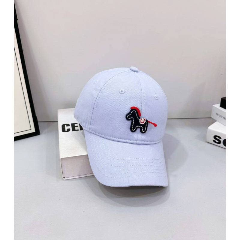 Kvinne Playful Brodert Pony Baseball Caps Skanto