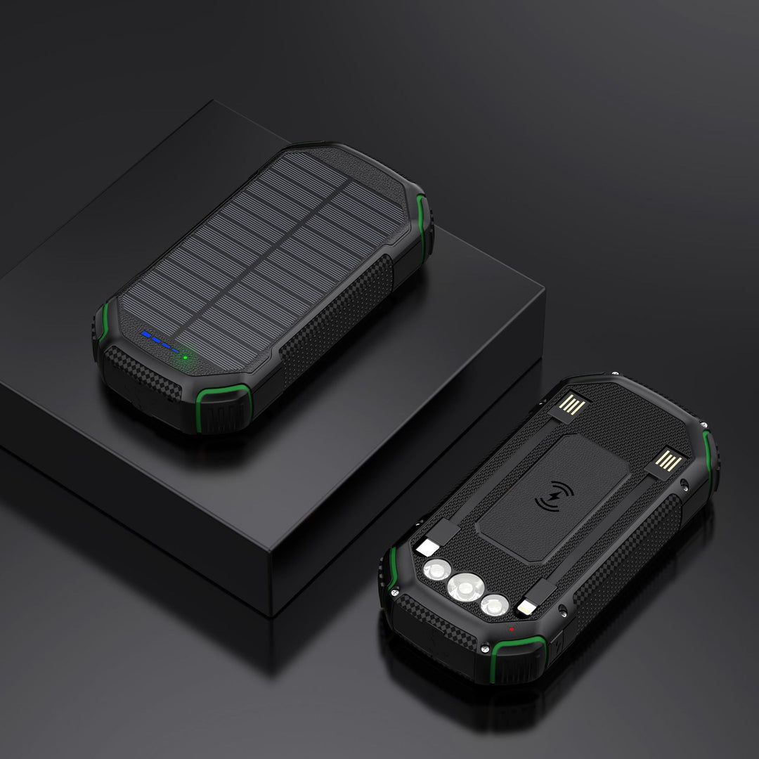 Robust og Bærbar Solarlader-Powerbank Skanto