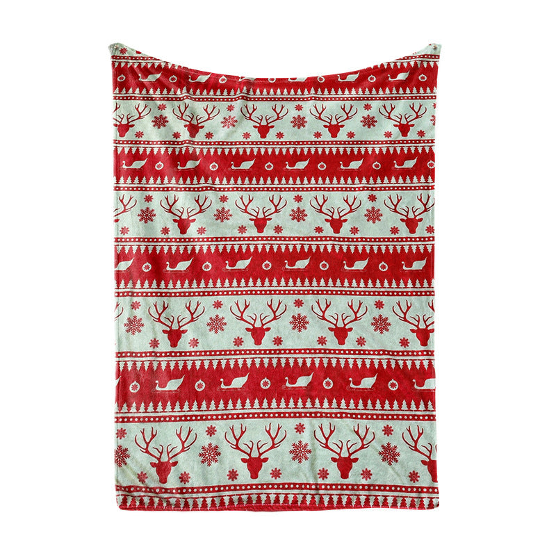 Dame juleserviett med festlig tre- og gave-design Skanto