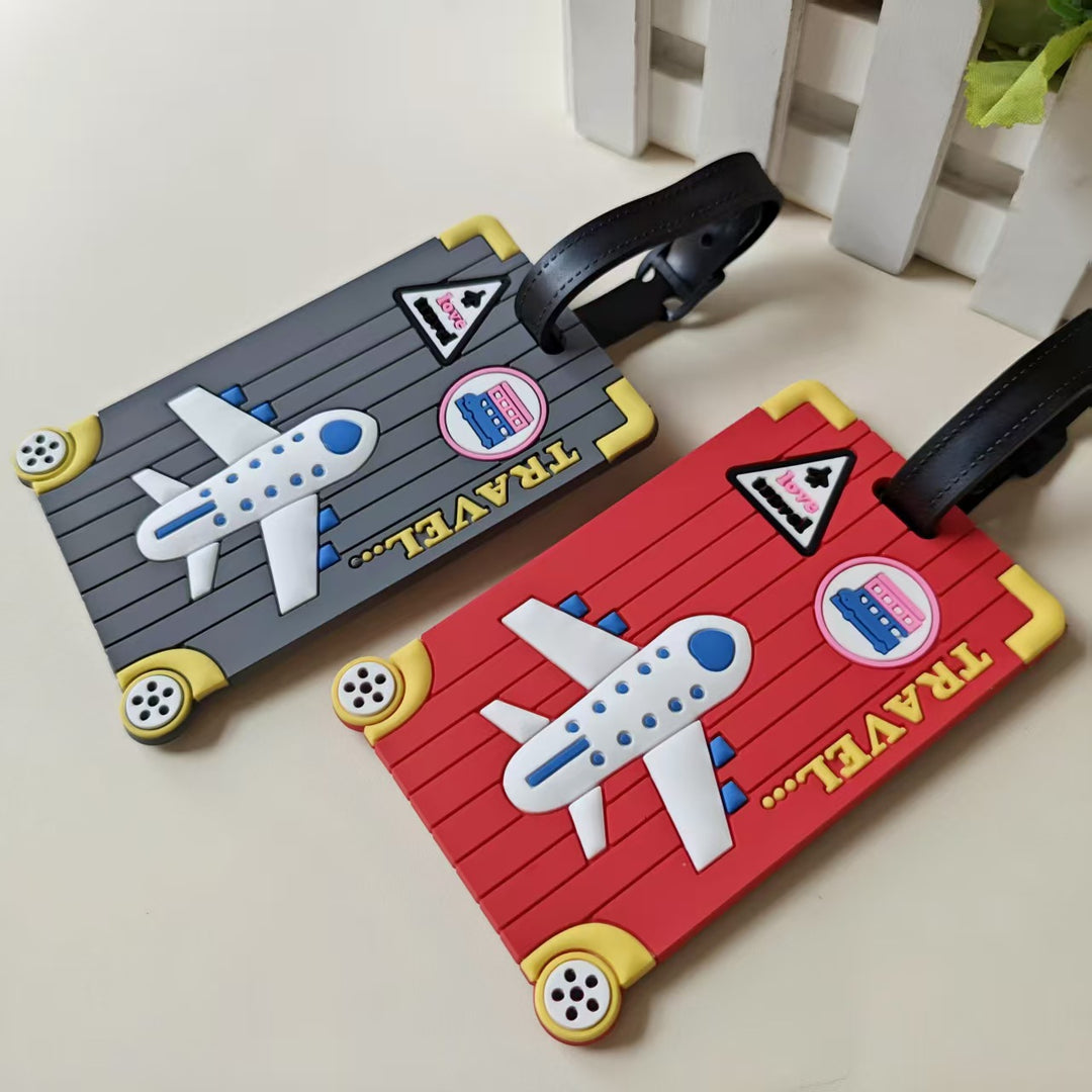 Unisex Bagasjelapp med kreativt reise-motiv Skanto