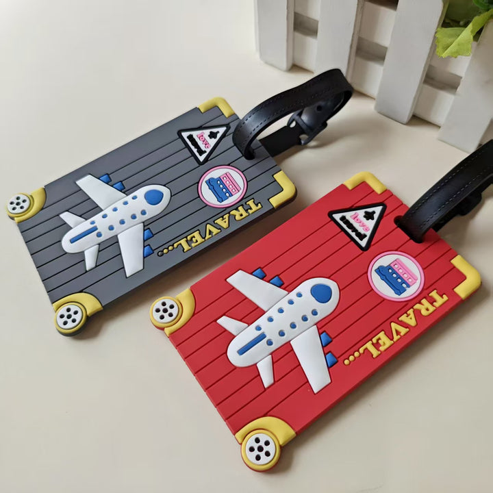 Unisex Bagasjelapp med kreativt reise-motiv Skanto