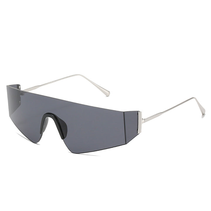 Dame futuristisk Oversized-solbrille Skanto