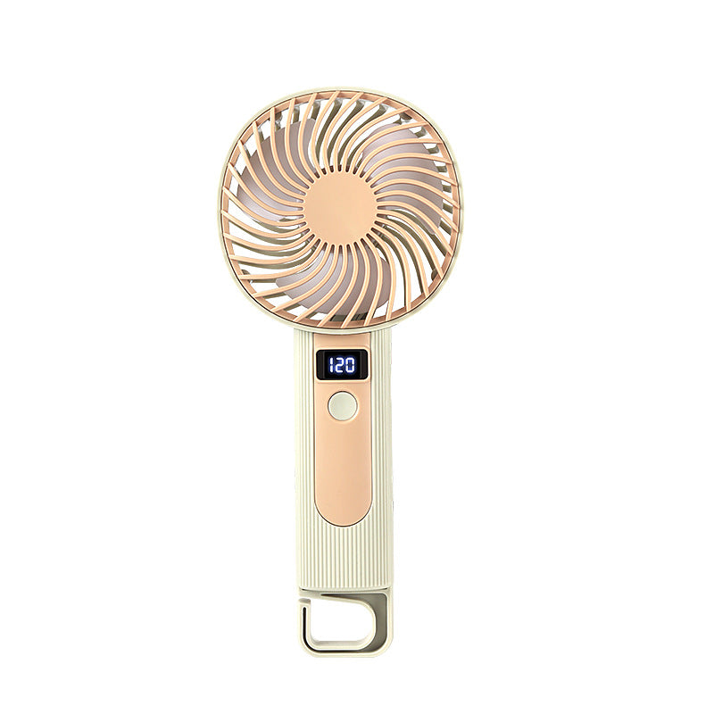 Unisex Håndvifte med LED-skjerm og ergonomisk grep Skanto