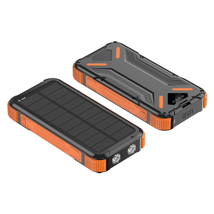 Solar Powerbank med LED-lys Skanto