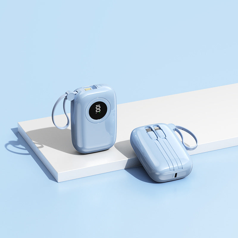 Multifunksjons Powerbank med Digitalt Display Skanto