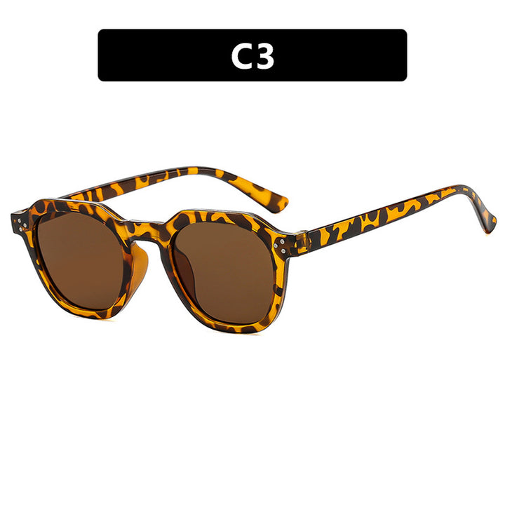 Women's fashionable sunglasses in trendy hexagonal design Skanto