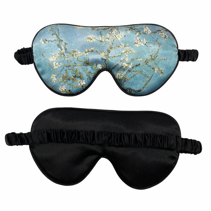 Unisex nan myk ergonomisk sovemaske med konturert øyeområde og justerbart elastisk bånd Skanto