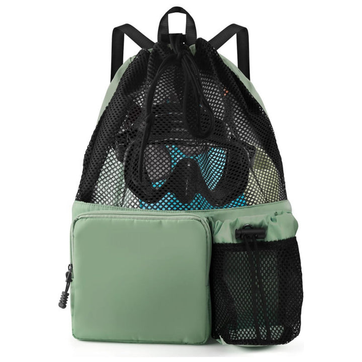 Sporty mesh backpack with insulated side pocket Skanto